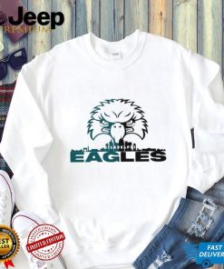 Philadelphia Eagles football skyline Eagles head logo shirt