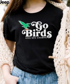 Philadelphia Eagles go Birds 2022 NFC Champs logo shirt