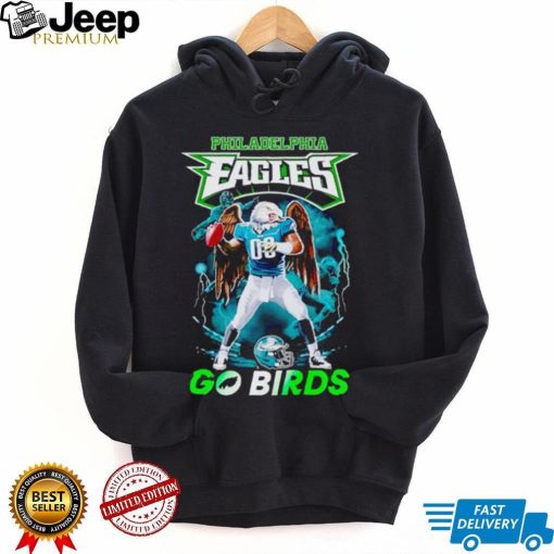 Philadelphia Eagles go Birds mascot man shirt