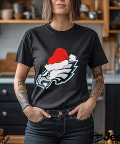 Philadelphia Eagles logo Santa Hat Christmas 2023 Shirt