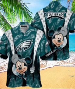 Philadelphia Eagles nfl mickey mouse Hawaiian Shirt custom for fan