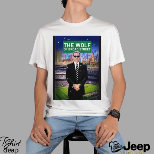 Philadelphia Eagles the wolf of broad street photo shirt