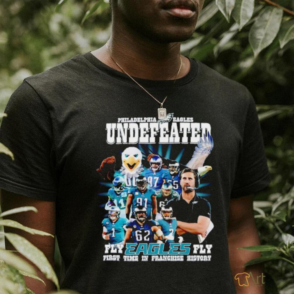 Philadelphia Eagles underfeated fly Eagles fly first time in franchise  history shirt - teejeep