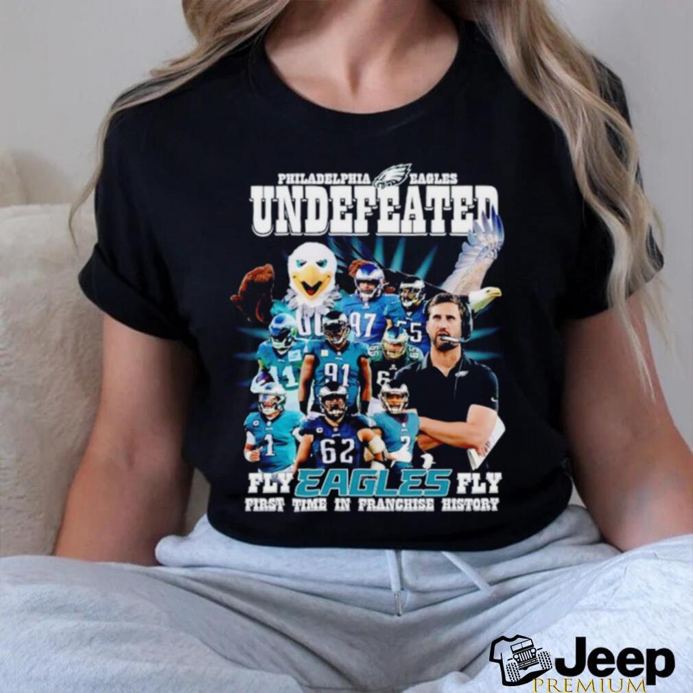 Philadelphia Eagles underfeated fly Eagles fly first time in franchise  history shirt - teejeep