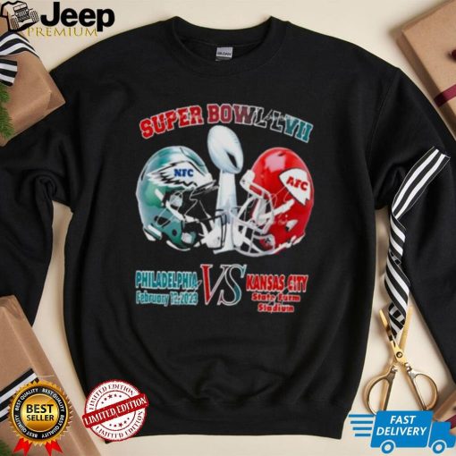 Philadelphia Eagles vs Kansas City Chiefs Super Bowl LVII 2023 shirt