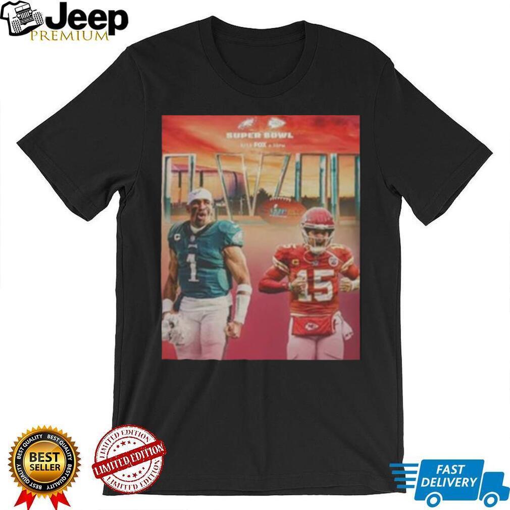 Funny Kansas City Chiefs vs Philadelphia Eagles Super Bowl LVII Shirt