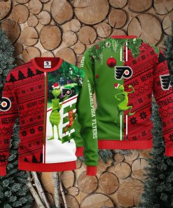 Philadelphia Flyers Grinch & Scooby doo Christmas Ugly Sweater