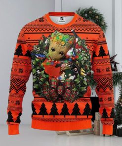 Philadelphia Flyers Groot Hug Xmas Ugly Christmas Sweater Best Christmas Gift Ideas