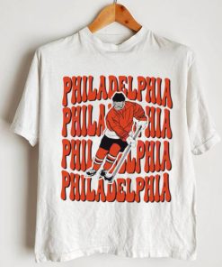 Philadelphia Flyers NHL ice hockey player cartoon shirt