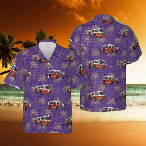 Philadelphia  Pennsylvania  Hiladelphia Fire Department Engine 7 Ladder 10 Hawaiian Shirt