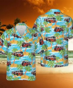 Philadelphia, Pennsylvania, Philadelphia Fire Department Engine 7 Ladder 10 Hawaiian Shirt