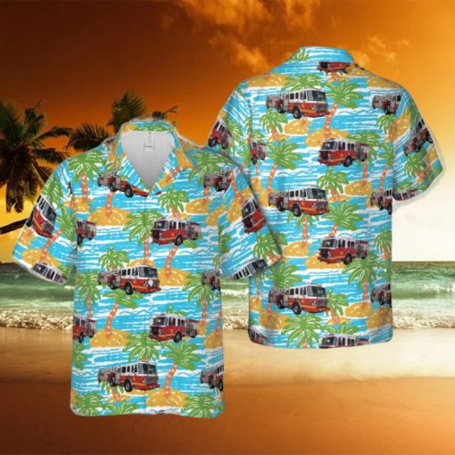 Philadelphia, Pennsylvania, Philadelphia Fire Department Engine 7 Ladder 10 Hawaiian Shirt