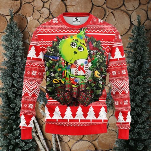 Philadelphia Phillies Grinch Hug Christmas Ugly Sweater Christmas Gift For Fans Party Hoiliday Gift