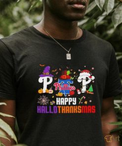 Philadelphia Phillies Happy HalloThanksMas shirt