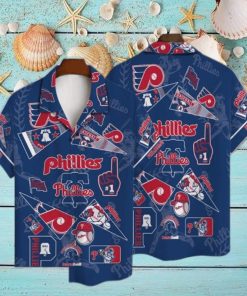 Philadelphia Phillies MLB Baseball Print Hawaiian Shirt