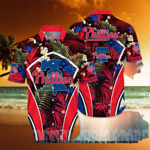 Philadelphia Phillies MLB Flower Unisex All Over Print Hawaiian Shirt