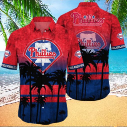 Philadelphia Phillies MLB Logo Coconut Tropical Hawaiian Shirt Beach Gift For Fans