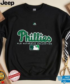 Philadelphia Phillies Majestic Green 2018 St. Patrick's Day Authentic Celtic T Shirt