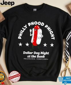 Philadelphia Phillies Philly Phood Phight Dollar Dog Night at the Bank 2023 shirt