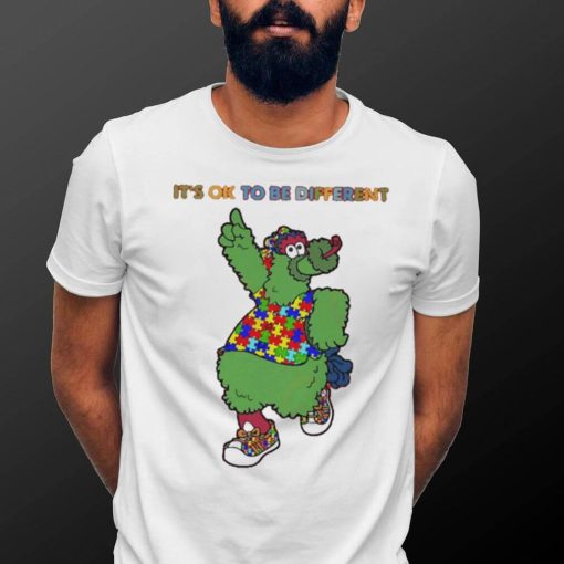 Phillie Phanatic it’s ok to be different t shirt