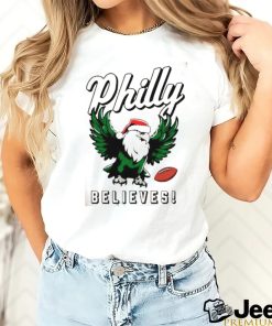 Philly Football Santa Hat Believes Shirt