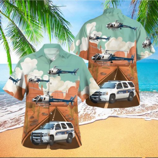 Phoenix Arizona Phoenix Police Department Chevrolet Tahoe And Eurocopter As350 B3 Helicopter Hawaiian Shirt