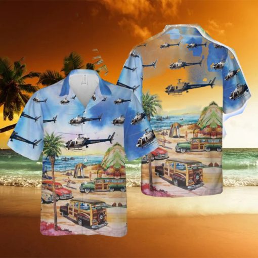 Phoenix Police Eurocopter AS 350B3 Ecureuil Hawaiian Shirt