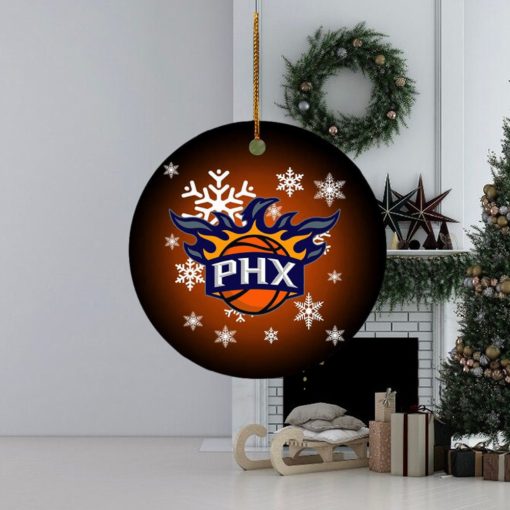 Phoenix Suns NBA Custom Name 2023 Christmas Decorations Ornament