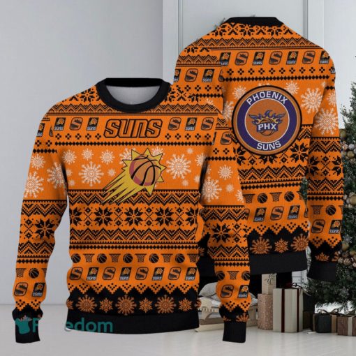 Phoenix Suns National Basketball 3D Ugly Christmas Sweater Men And Women Gift