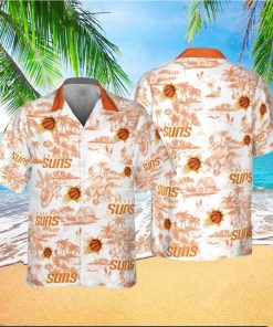 Phoenix Suns National Basketball Hawaiian Shirt Association