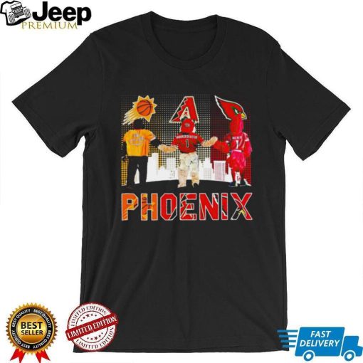 Phoenix city sport teams mascot shirt