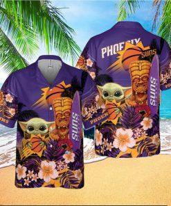 Phoenix Suns Baby Yoda National Basketball Association Hawaiian Shirt