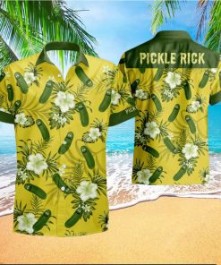 Pickle Rick Hawaiian Shirt And Short Set Gift Men Women