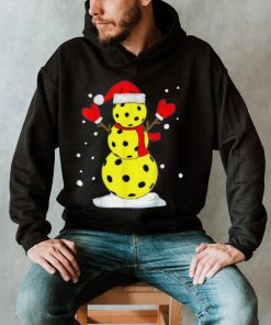 Pickleball Christmas Funny Pickleball Snowman Shirt