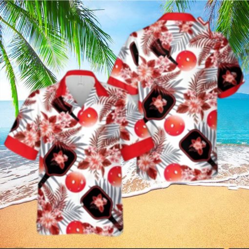 Pickleball Red Hawaiian Shirt Cheap