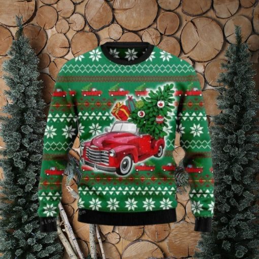 Pickup Truck Ugly Sweater