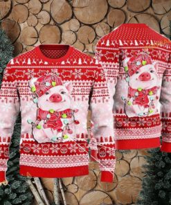 Pig 3D Ugly Christmas Sweater, Funny Womens Christmas Sweater