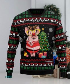 Pig Gorgeous Reindeer Ugly Christmas Sweaters Gift For Men Women