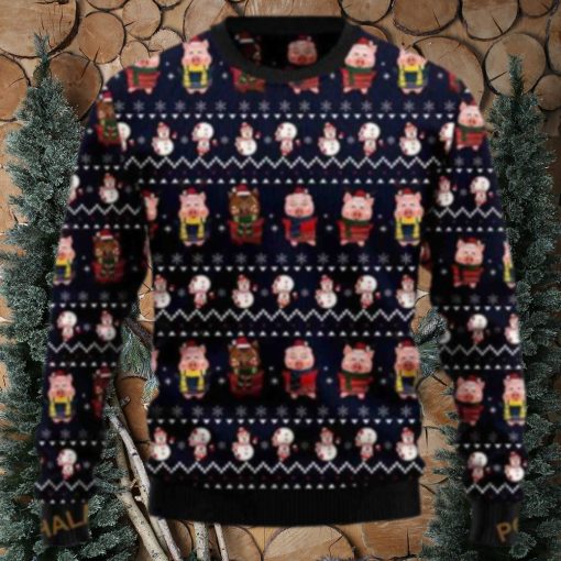 Pigs Cute All Over Printed Funny Ugly Sweater