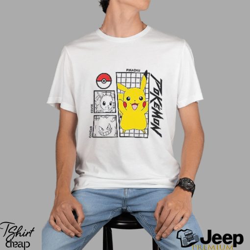 Pikachu Eevee Gengar T Shirt