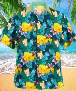 Pikachu On Summer Day Beach Pokemon Hawaiian Shirt