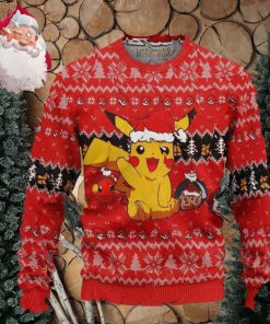 Pikachu Santa Pokemon Christmas AOP Sweater