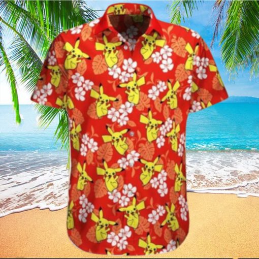 Pikachu Tropical Beach Pokemon hot Hawaiian Shirt