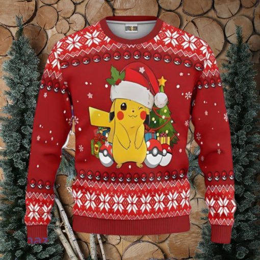 Pikachu Ugly Christmas Sweater Pokemon Unique Gift For Men And Women