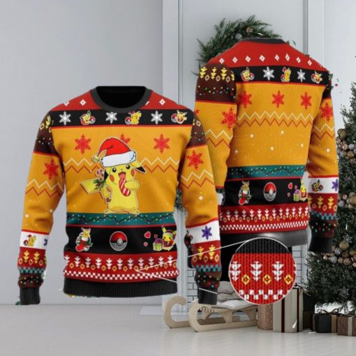 Pikachu Ugly Christmas Sweater