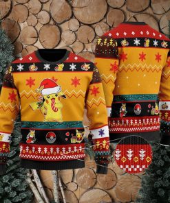 Pikachu Ugly Sweater, Pikachu Pocket Monster Ugly Christmas