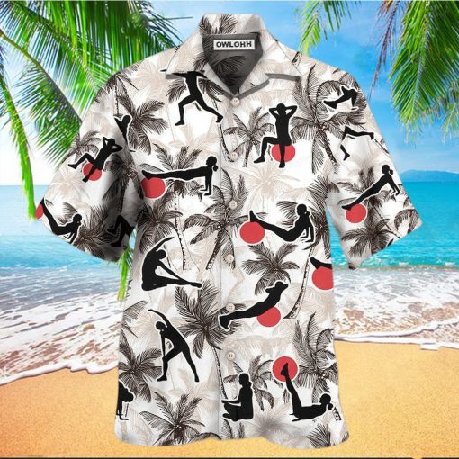 Pilates Tropical Tree Awesome Hawaiian Shirt