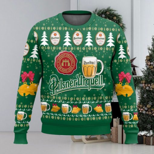 Pilsner Urquell Ugly Christmas Sweater 2023 Christmas Gift 3D Sweater