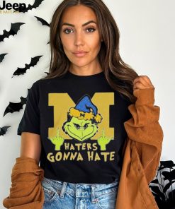 The Grinch Michigan Wolverines Haters Gonna Hate Christmas Shirt