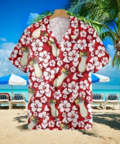 Pina Colada Cocktail Pattern Hawaiian Shirt For Men And Women